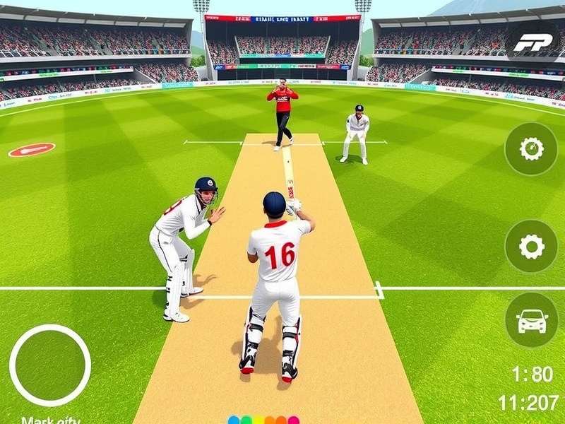 VR Cricket Legendary Bash Batting Interface